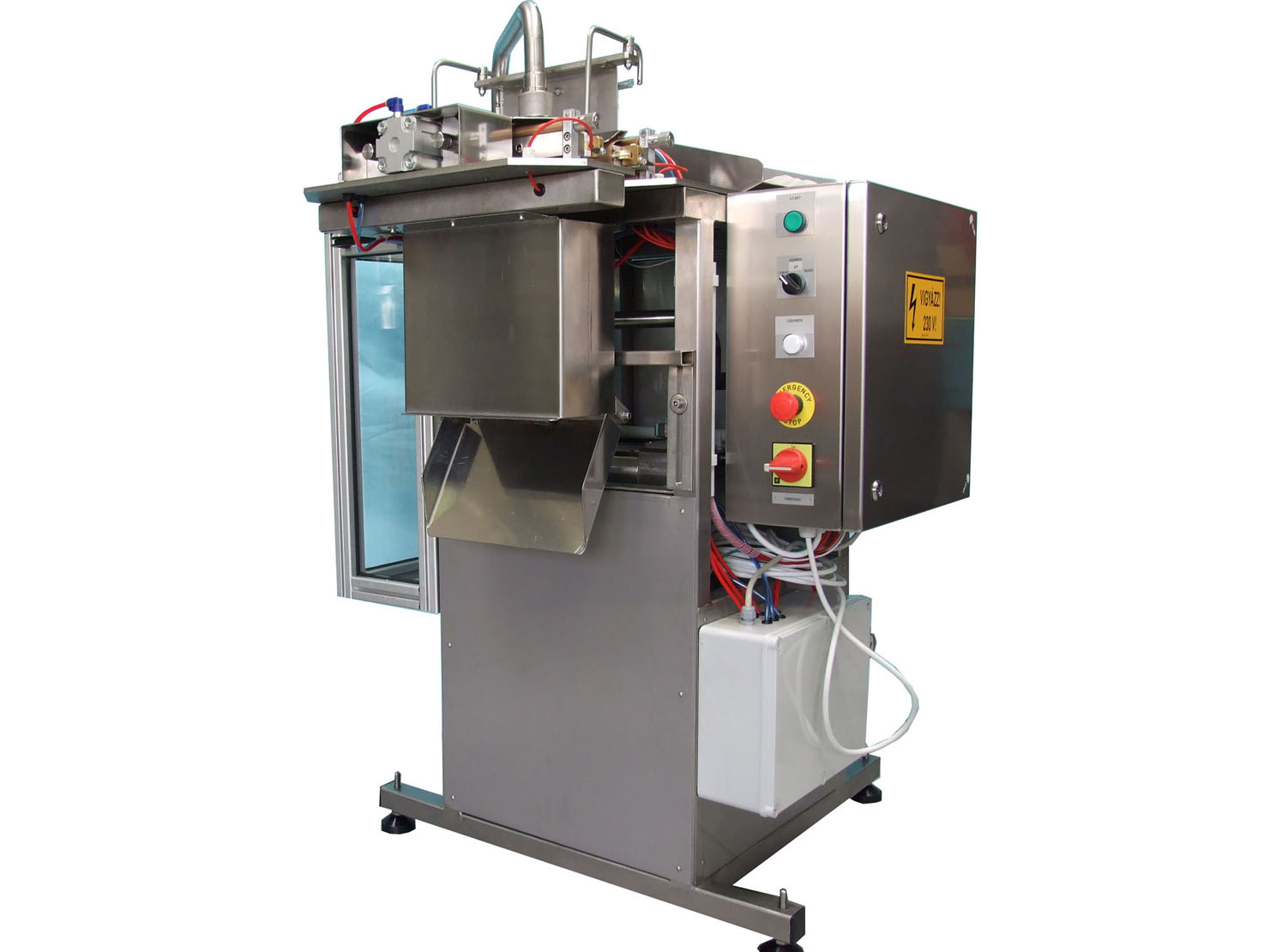 Félautomata folyadéktöltő gép