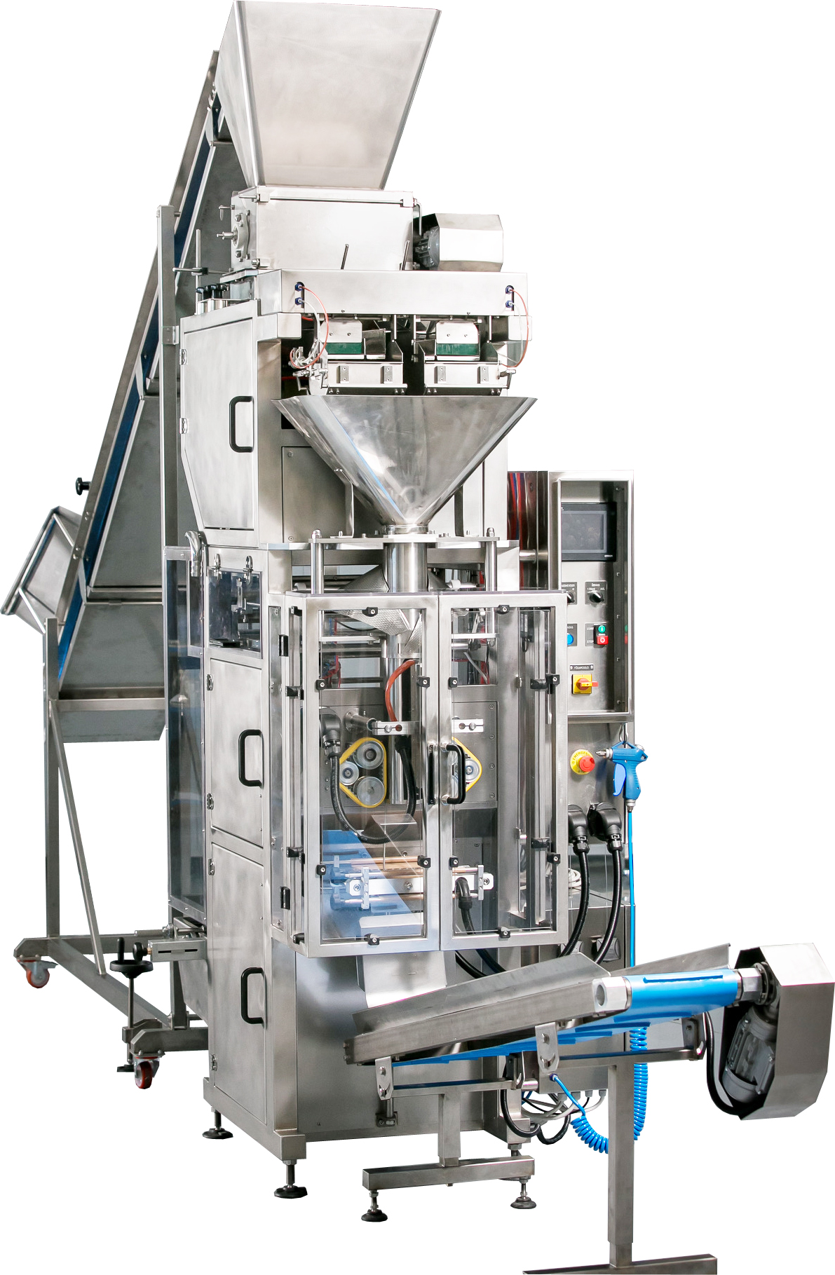 Függőleges tömlőtasakos gépek